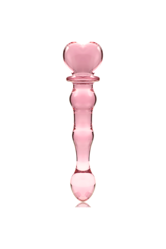 NEBULA SERIES BY IBIZA - MODELLO 21 DILDO IN VETRO BOROSILICATO ROSA 20.5 CM -O- 3.5 CM