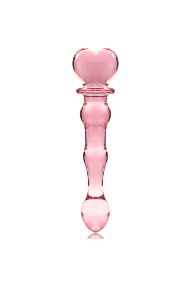 NEBULA SERIES BY IBIZA - MODELLO 21 DILDO IN VETRO BOROSILICATO ROSA 20.5 CM -O- 3.5 CM
