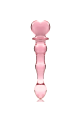NEBULA SERIES BY IBIZA - MODELLO 21 DILDO IN VETRO BOROSILICATO ROSA 20.5 CM -O- 3.5 CM