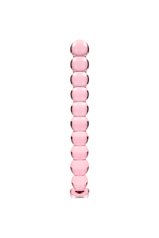 NEBULA SERIES BY IBIZA - MODELLO 22 DILDO IN VETRO BOROSILICATO ROSA 21.5 CM -O- 2.5 CM