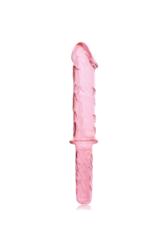 NEBULA SERIES BY IBIZA - MODELLO 24 DILDO IN VETRO BOROSILICATO ROSA 28.5 CM -O- 5 CM