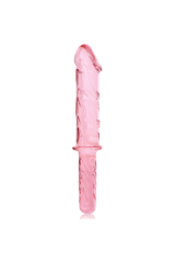 NEBULA SERIES BY IBIZA - MODELLO 24 DILDO IN VETRO BOROSILICATO ROSA 28.5 CM -O- 5 CM