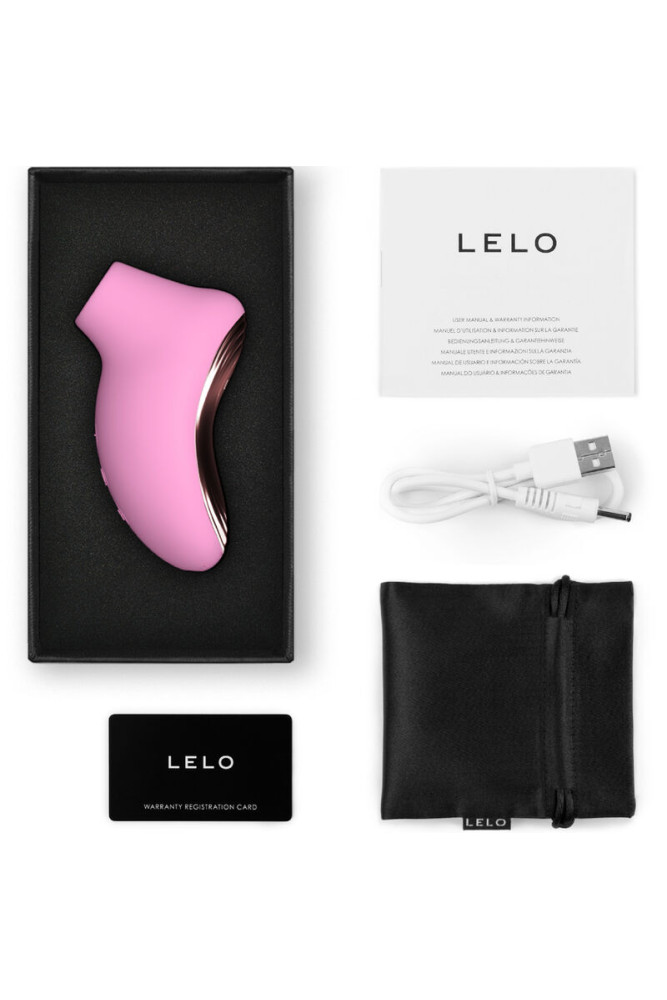 LELO - SONA 2 MASSAGGIATORE SONIC PER CLITORIDE DA VIAGGIO ROSA