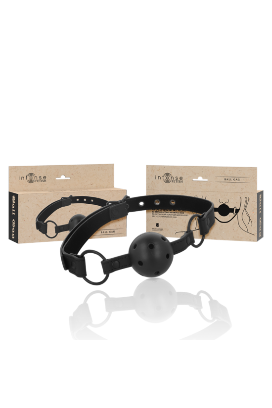 INTENSE - FETISH BALL GAG IN PELLE VEGANA