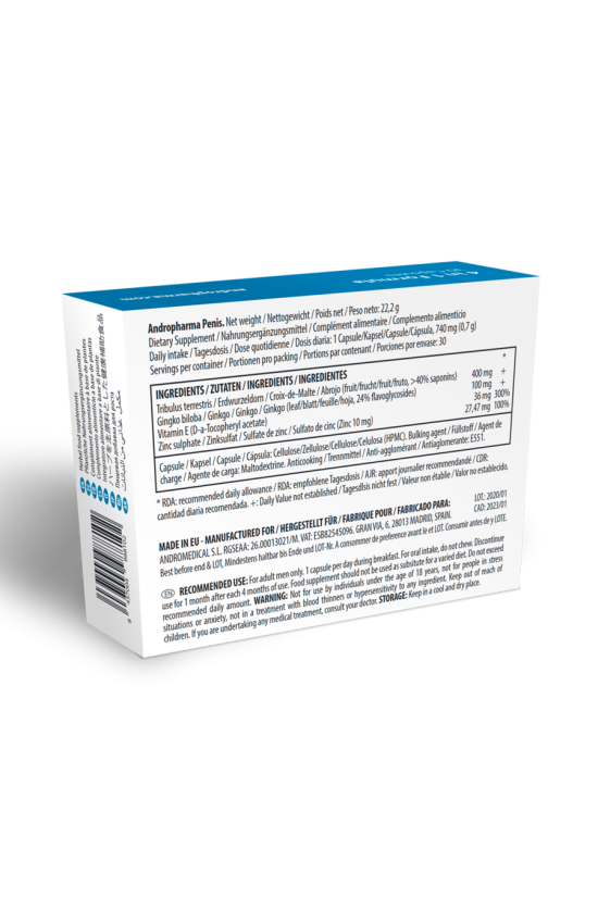 ANDROPHARMA PENIS - INTEGRATORE PER L''ALLARME DEL PENE