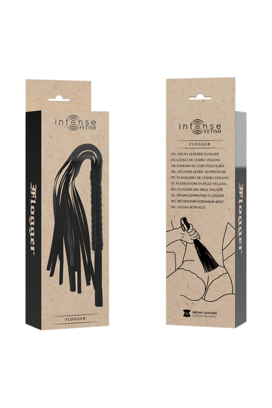 INTENSE - FETISH FLOGGER IN PELLE VEGANA