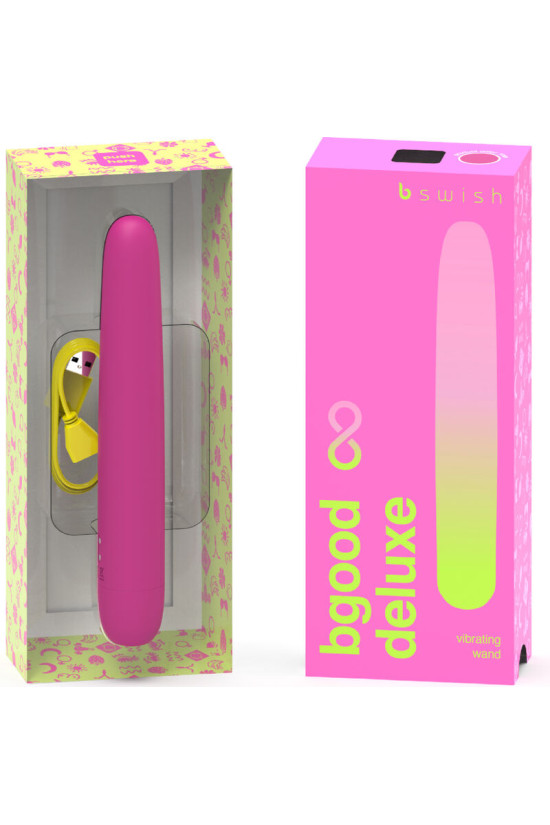 B SWISH - BGOOD INFINITE DELUXE VIBRATORE RICARICABILE IN SILICONE ROSA