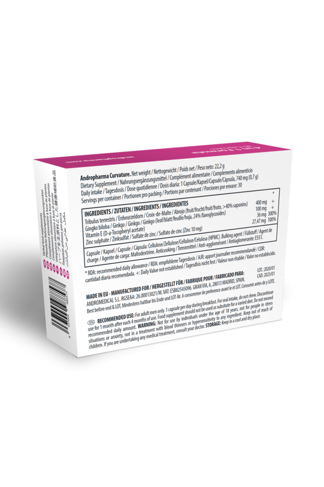 ANDROPHARMA - TRATTAMENTO CON CURVATURA PEYRONIE