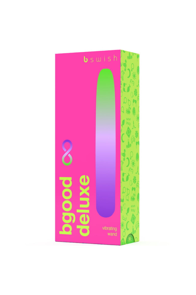 B SWISH - BGOOD INFINITE DELUXE VIBRATORE RICARICABILE IN SILICONE BLU