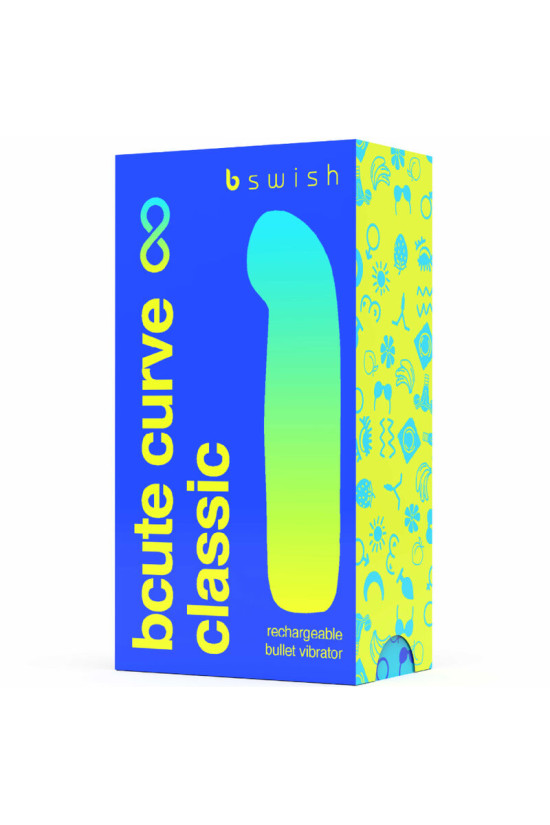 B SWISH - BCUTE CURVE INFINITE CLASSIC VIBRATORE RICARICABILE IN SILICONE BLU