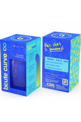 B SWISH - VIBRATORE RICARICABILE IN SILICONE BLU BCUTE CURVE INFINITE CLASSIC EDIZIONE LIMITATA