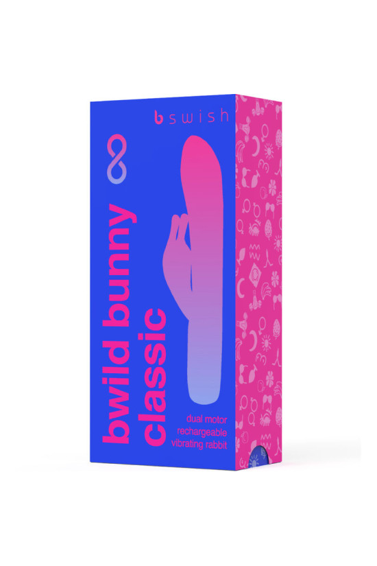 B SWISH - BWILD BUNNY INFINITE CLASSIC VIBRATORE RICARICABILE IN SILICONE BLU