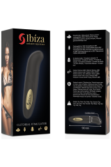 IBIZA - STIMOLATORE CLITORIDE CARICATORE USB 10 MODALIT VIBRAZIONE DORATO 13 X 2