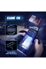 GAME CUP - MASTURBATORE A VIBRAZIONE SPINTA CON FUNZIONE RISCALDAMENTO E SUPPORTO MOBILE - NERO