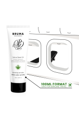 BRUMA - GEL SCORREVOLE ALL''OLIO DI SEMI DI SATIVA SCALDANTE GUSTO CANNABIS 100 ML
