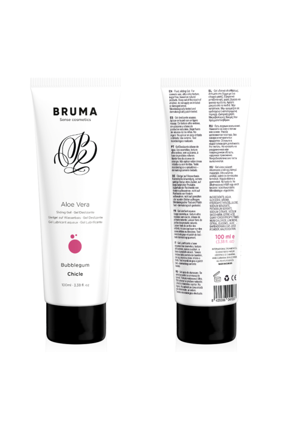 BRUMA - GEL SCORREVOLE ALOE VERA GUSTO BUBBLEGUM 100 ML