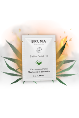 BRUMA - GEL SCORREVOLE ALL''OLIO DI SEMI DI SATIVA GUSTO CANNABIS RISCALDANTE 6 ML