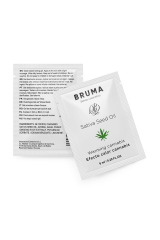 BRUMA - GEL SCORREVOLE ALL''OLIO DI SEMI DI SATIVA GUSTO CANNABIS RISCALDANTE 6 ML