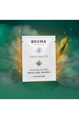 BRUMA - GEL SCORREVOLE ALL''OLIO DI SEMI DI SATIVA GUSTO CANNABIS RISCALDANTE 6 ML