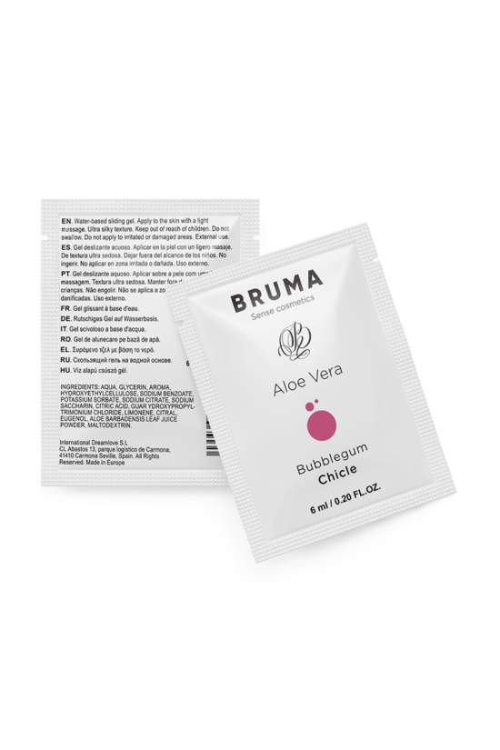 BRUMA - GEL SCORREVOLE ALOE VERA GUSTO BUBBLEGUM 6 ML