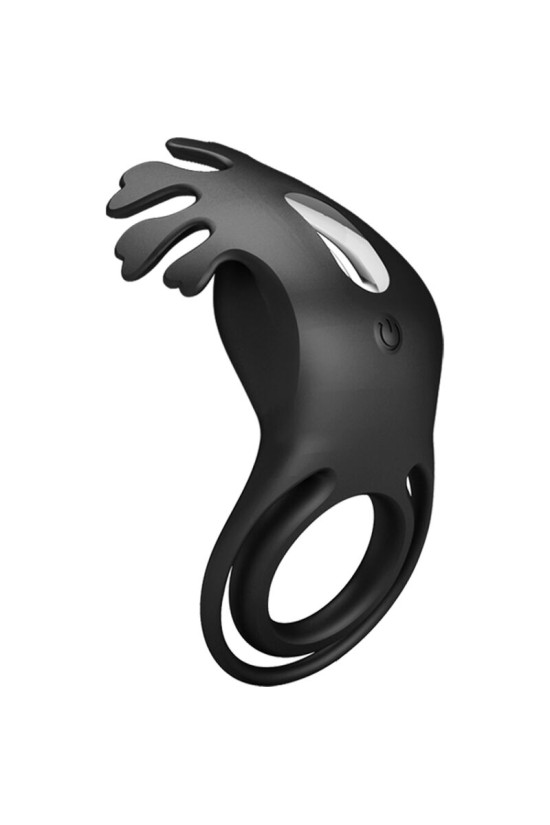 PRETTY LOVE - ANELLO VIBRATORE RUBEN 7 VIBRAZIONI IN SILICONE NERO