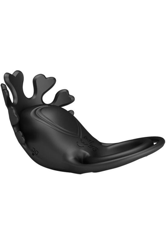 PRETTY LOVE - ANELLO VIBRATORE RUBEN 7 VIBRAZIONI IN SILICONE NERO