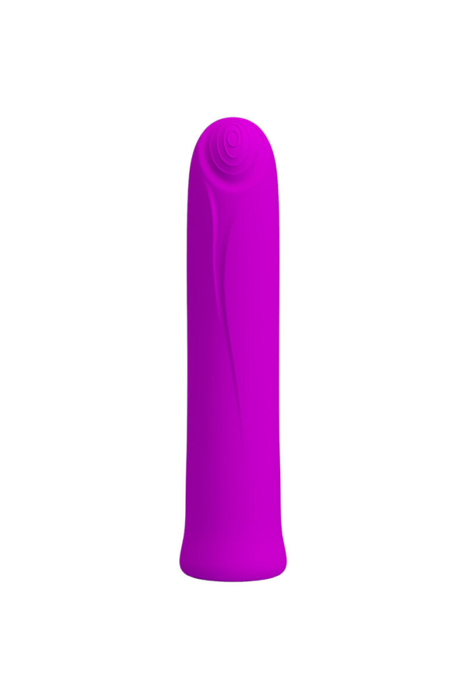 PRETTY LOVE - VIBRATORE CURTIS MINI SUPER POWER 12 VIBRAZIONI IN SILICONE VIOLETTO