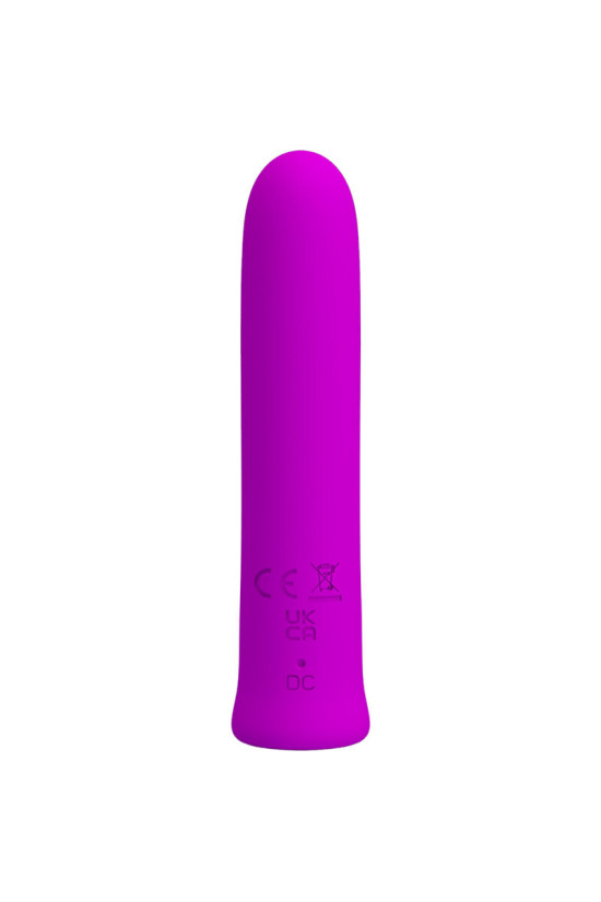 PRETTY LOVE - VIBRATORE CURTIS MINI SUPER POWER 12 VIBRAZIONI IN SILICONE VIOLETTO