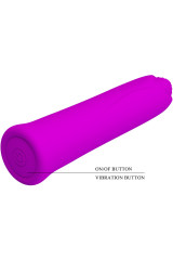 PRETTY LOVE - VIBRATORE CURTIS MINI SUPER POWER 12 VIBRAZIONI IN SILICONE VIOLETTO