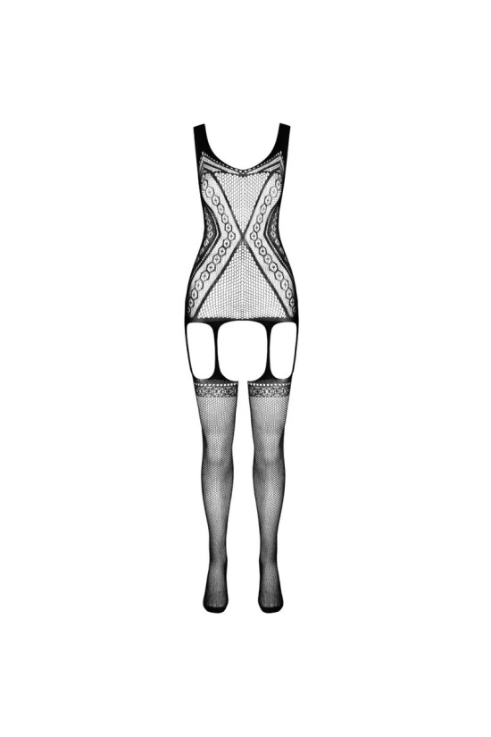 PASSION - COLLEZIONE ECO BODYSTOCKING ECO BS007 NERO