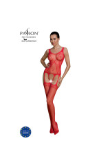 PASSION - COLLEZIONE ECO BODYSTOCKING ECO BS007 ROSSO