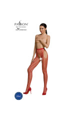 PASSION - COLLEZIONE ECO BODYSTOCKING ECO S007 ROSSO