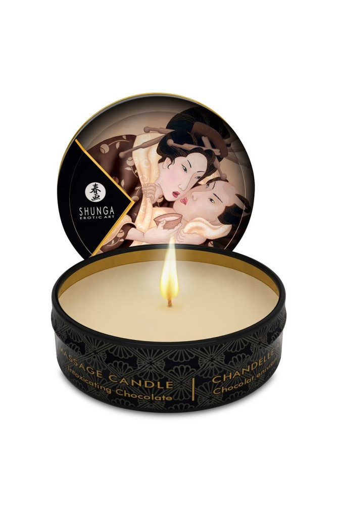 SHUNGA - MINI CARESS BY CANDELIGHT CANDELA DA MASSAGGIO AL CIOCCOLATO 30 ML