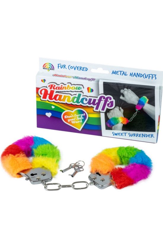 SPENCER & FLEETWOOD - MANETTE IN METALLO FODERATE ARCOBALENO