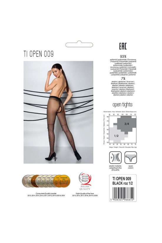 PASSION - TIOPEN 009 COLLANT NERO 1/2 20 DEN