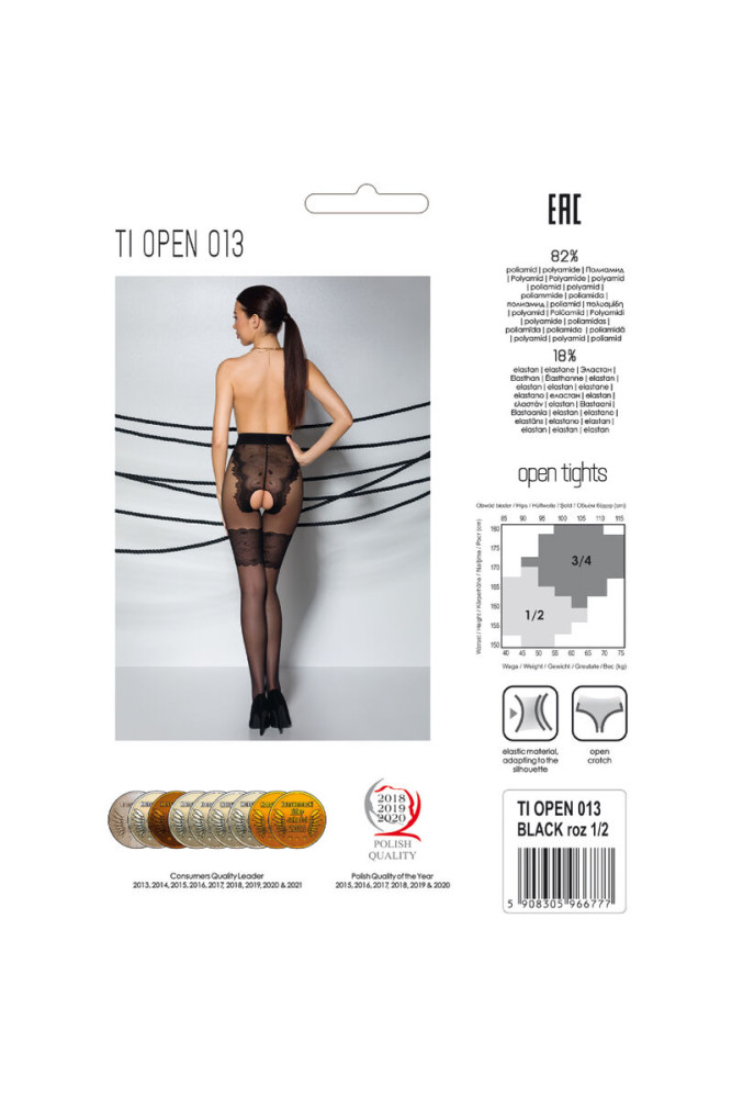 PASSION - TIOPEN 013 COLLANT NERO 1/2 20/40 DEN