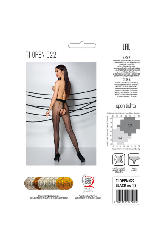 PASSION - TIOPEN 022 COLLANT NERO 1/2 20 DEN