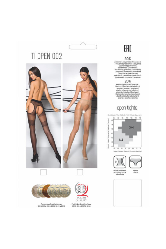 PASSION - TIOPEN 002 COLLANT NERO 3/4 20 DEN