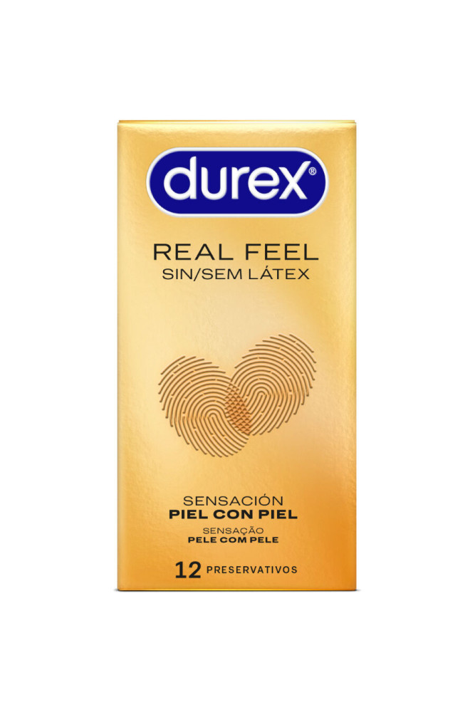 DUREX - PRESERVATIVI REAL FEEL SENZA LATTICE 12 UNITÀ
