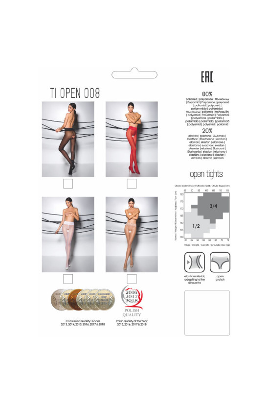 PASSION - TIOPEN 008 COLLANT ROSSO 1/2 30 DEN