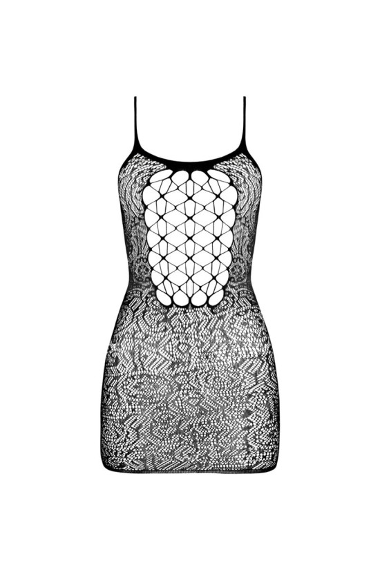 PASSION - BS096 BODYSTOCKING NERO TAGLIA UNICA