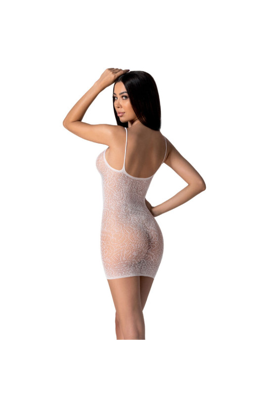 PASSION - BS096 BODYSTOCKING BIANCO TAGLIA UNICA