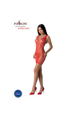 PASSION - BS097 BODYSTOCK ROSSO TAGLIA UNICA