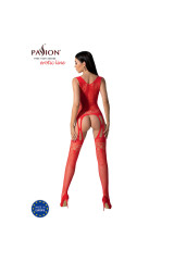 PASSION - BS099 BODYSTOCK ROSSO TAGLIA UNICA