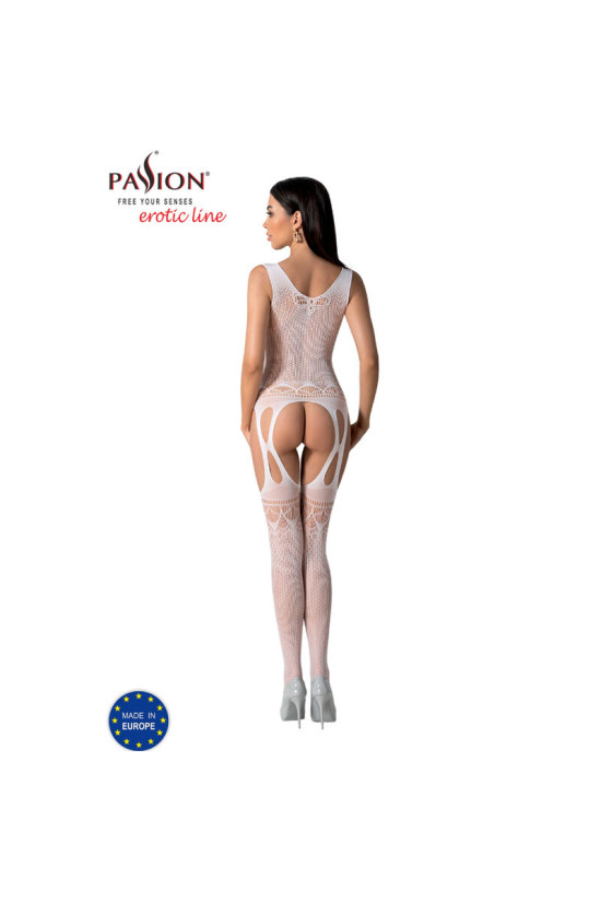 PASSION - BS099 BODYSTOCKING BIANCO TAGLIA UNICA
