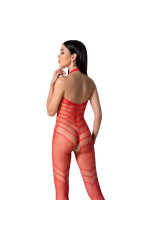 PASSION - BODYSTOCKING BS100 ROSSO TAGLIA UNICA
