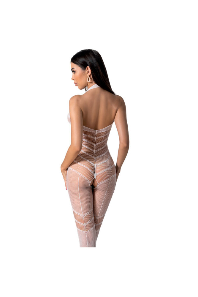 PASSION - BODYSTOCKING BIANCO BS100 TAGLIA UNICA