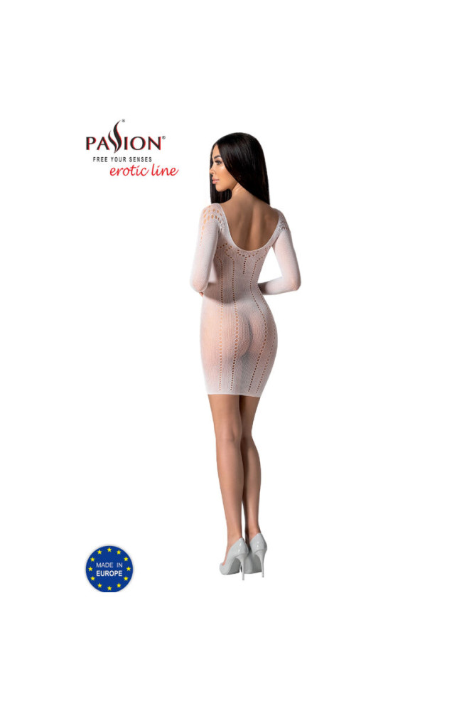 PASSION - BS101 BODYSTOCKING BIANCO TAGLIA UNICA