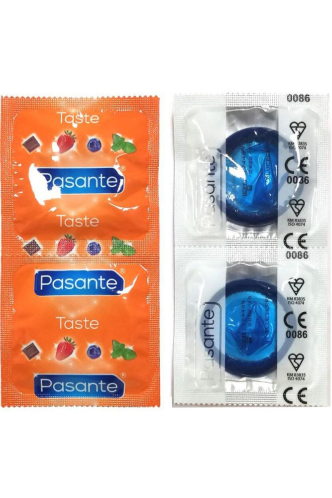 PASANTE - PRESERVATIVI GUSTO MIRTILLO BORSA 144 UNIT