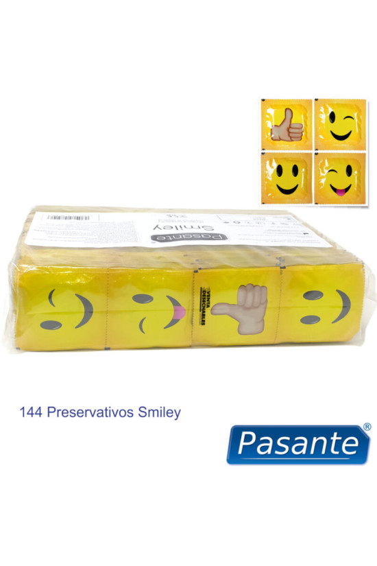 PASANTE - PRESERVATIVI SMILEY BAG 144 UNIT